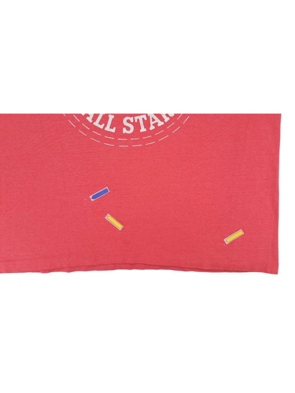 Vintage Converse All Star Chuck Taylor Red Graphic T-Shirt XXL Sneaker Star Logo - Picture 10 of 10